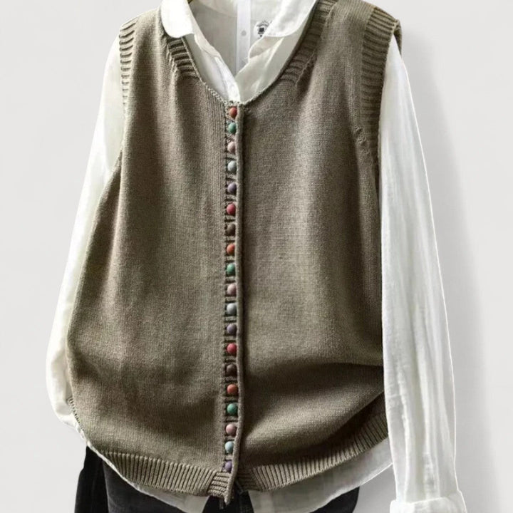ALINA – CLASSIC KNITTED VEST