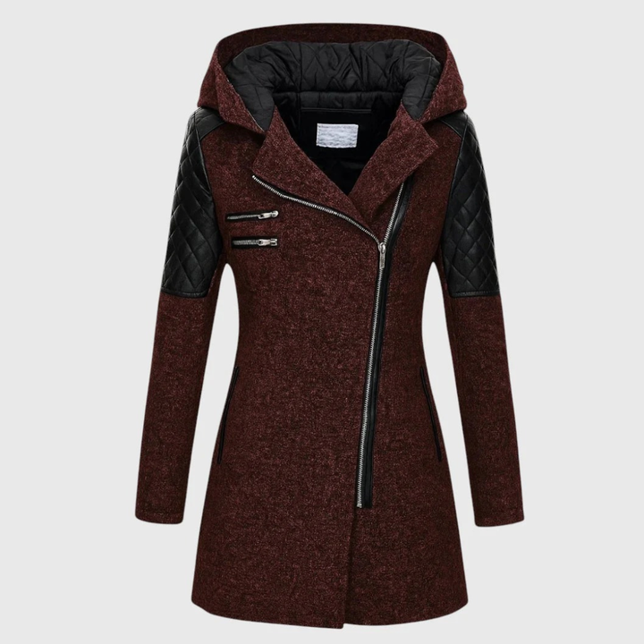 DANICA – QUILTED ZIP COAT