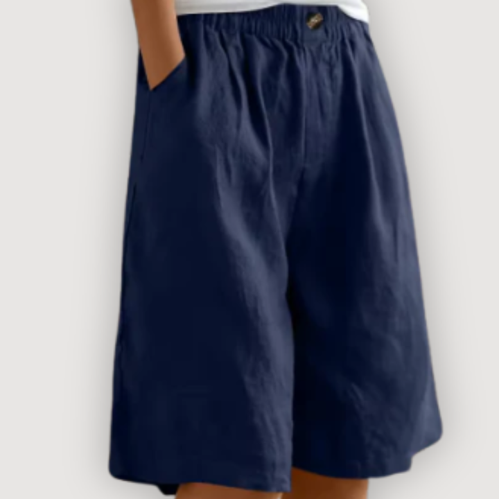 TESSA – RELAXED LINEN SHORTS