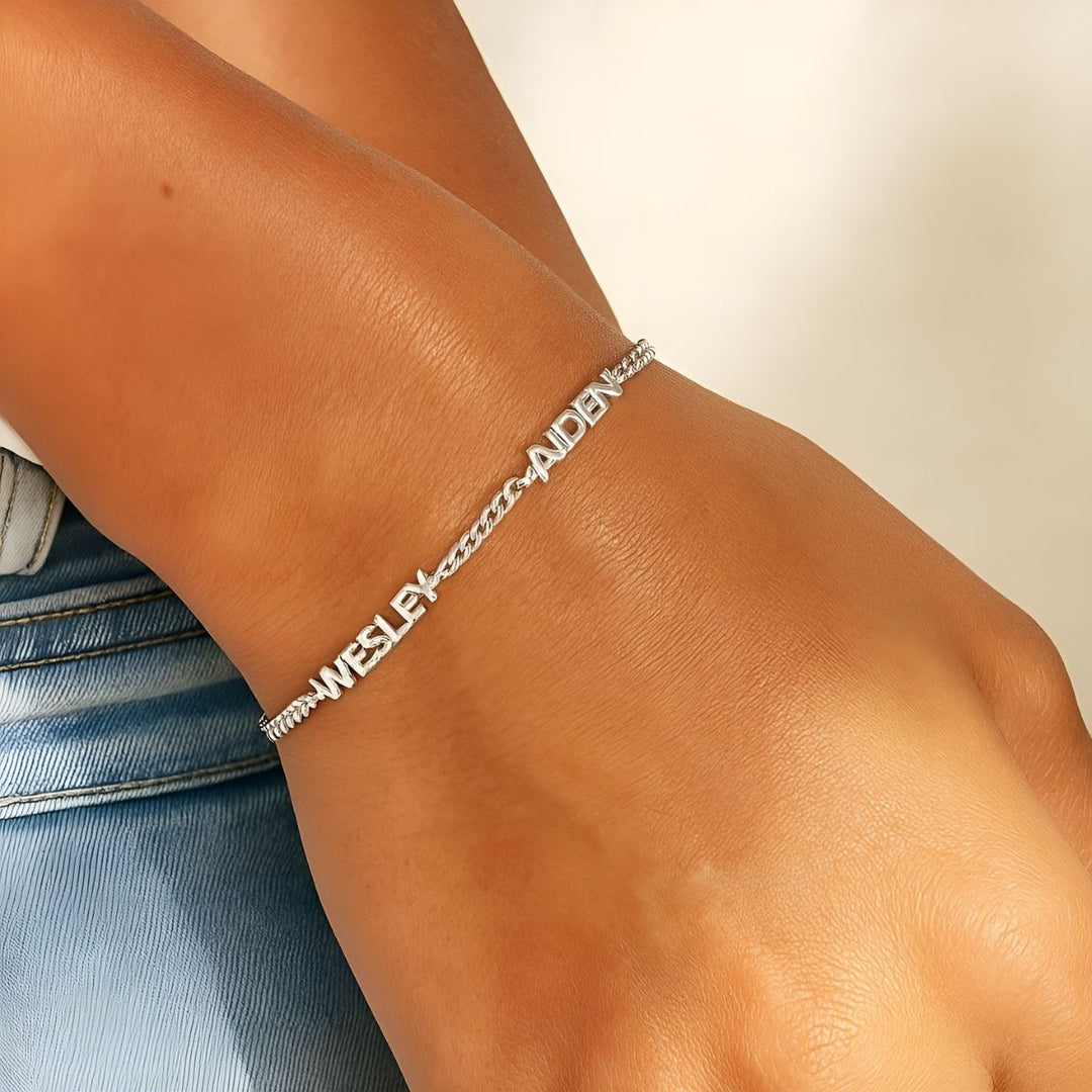 LUCILLE – PERSONALISED NAME BRACELET