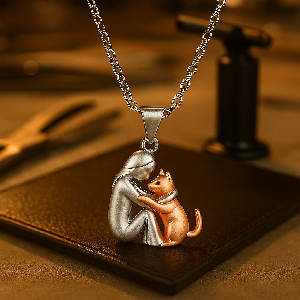 FELINIA – CAT EMBRACE NECKLACE